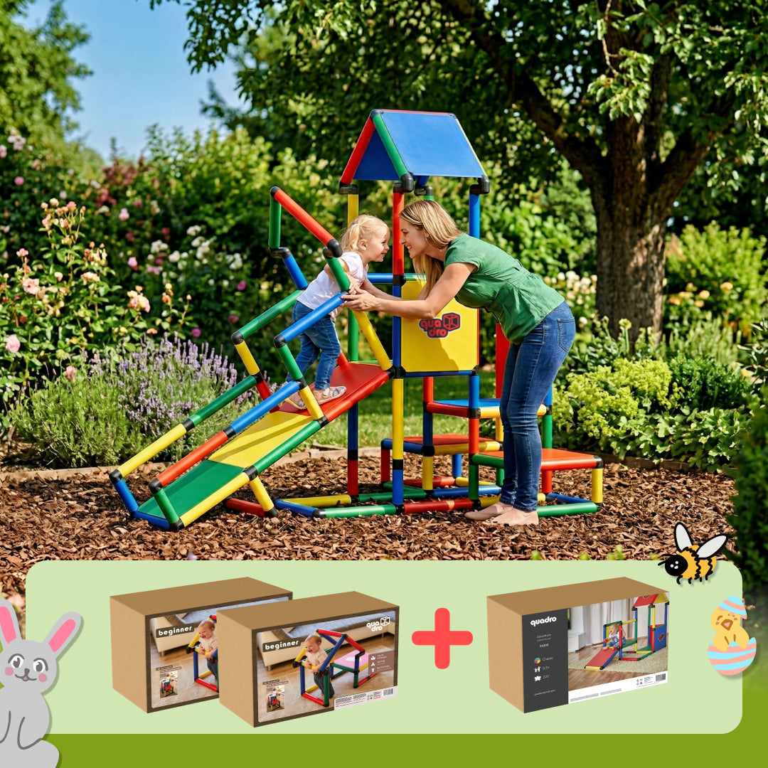 2x Beginner + Adventure – QUADRO THE GIANT CONSTRUCTION KIT