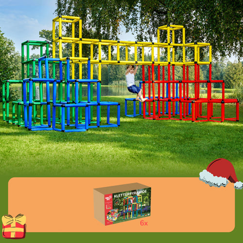 Ultra Climbing Pyramid Extreme with floating Climbing Tunnel