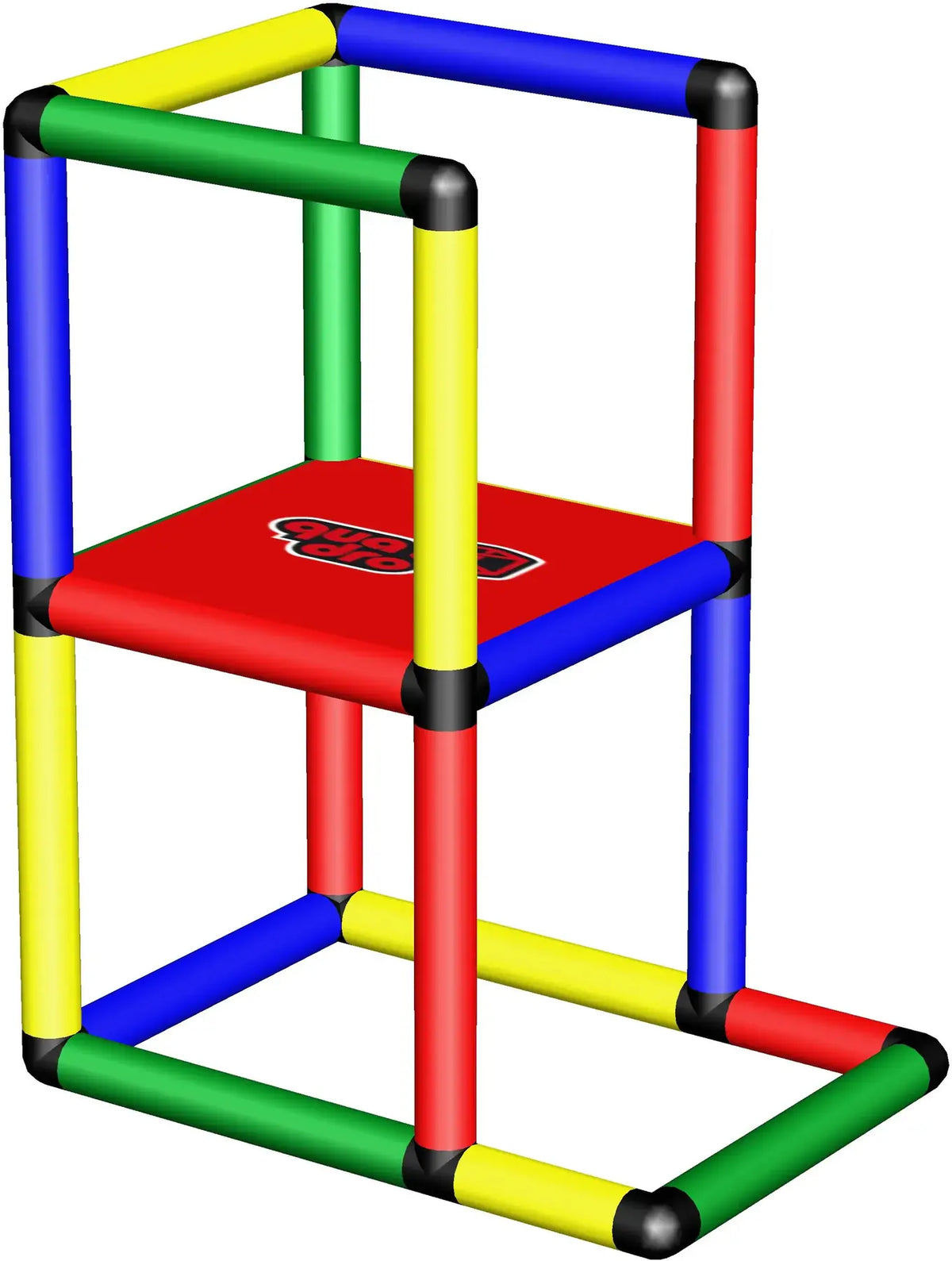 QUADRO learning tower with raised platform and extended front base